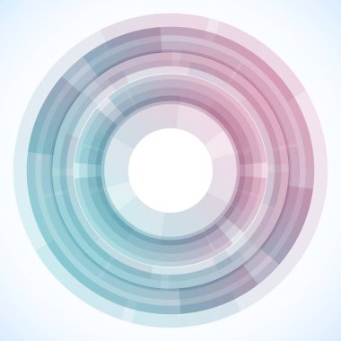 Dairelerden geometrik çerçeve, vektör soyut arkaplan, duvar kağıdı