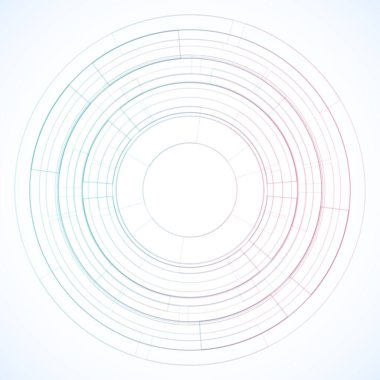 Dairelerden geometrik çerçeve, vektör soyut arkaplan, duvar kağıdı