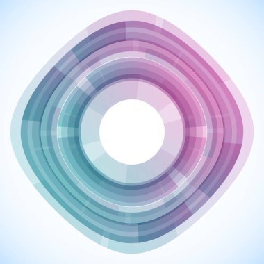 Dairelerden geometrik çerçeve, vektör soyut arkaplan, duvar kağıdı