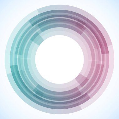 Dairelerden geometrik çerçeve, vektör soyut arkaplan, duvar kağıdı