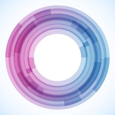 Dairelerden geometrik çerçeve, vektör soyut arkaplan, duvar kağıdı