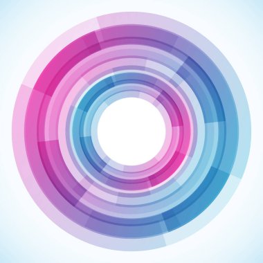 Dairelerden geometrik çerçeve, vektör soyut arkaplan, duvar kağıdı 