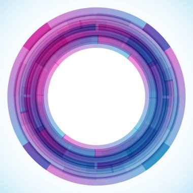 Dairelerden geometrik çerçeve, vektör soyut arkaplan, duvar kağıdı 