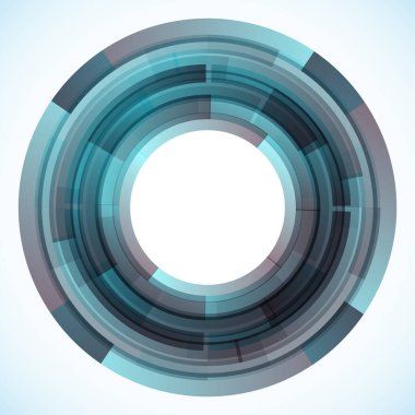 Dairelerden geometrik çerçeve, vektör soyut arkaplan, duvar kağıdı