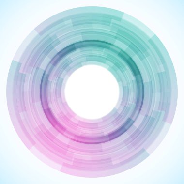 Dairelerden geometrik çerçeve, vektör soyut arkaplan, duvar kağıdı