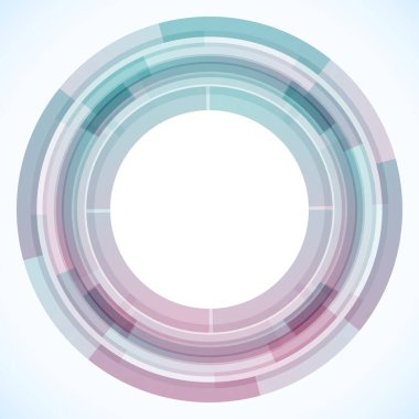 Dairelerden geometrik çerçeve, vektör soyut arkaplan, duvar kağıdı