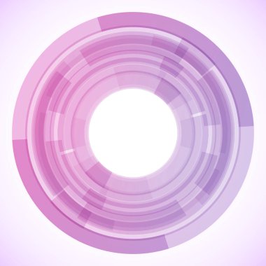 Dairelerden geometrik çerçeve, vektör soyut arkaplan, duvar kağıdı