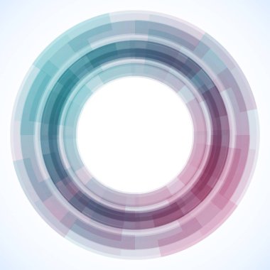 Dairelerden geometrik çerçeve, vektör soyut arkaplan, duvar kağıdı