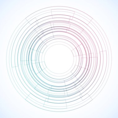 Dairelerden geometrik çerçeve, vektör soyut arkaplan, duvar kağıdı