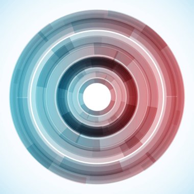 Dairelerden geometrik çerçeve, vektör soyut arkaplan, duvar kağıdı