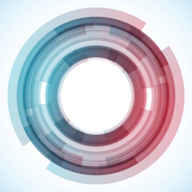 Dairelerden geometrik çerçeve, vektör soyut arkaplan, duvar kağıdı