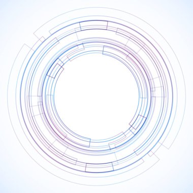 Dairelerden geometrik çerçeve, vektör soyut arkaplan, duvar kağıdı 