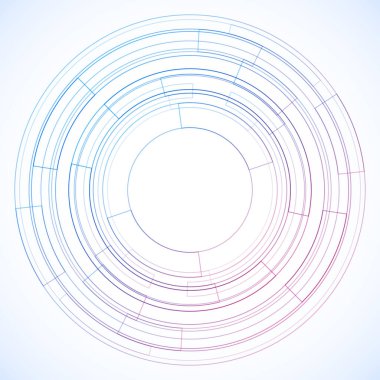 Dairelerden geometrik çerçeve, vektör soyut arkaplan, duvar kağıdı