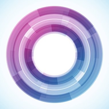 Dairelerden geometrik çerçeve, vektör soyut arkaplan, duvar kağıdı