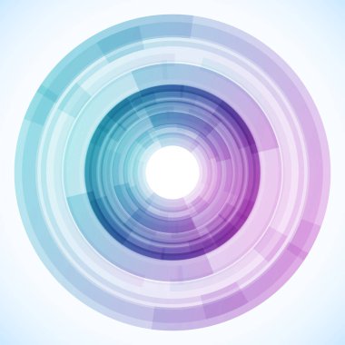 Dairelerden geometrik çerçeve, vektör soyut arkaplan, duvar kağıdı