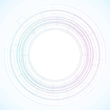 Dairelerden geometrik çerçeve, vektör soyut arkaplan, duvar kağıdı