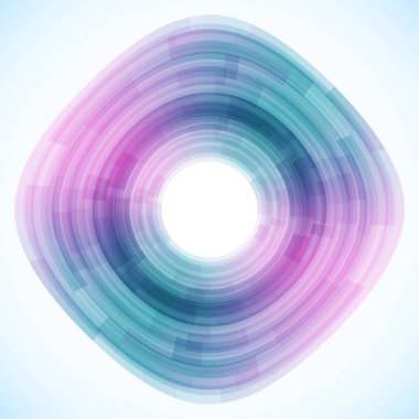 Dairelerden geometrik çerçeve, vektör soyut arkaplan, duvar kağıdı