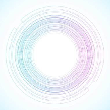 Dairelerden geometrik çerçeve, vektör soyut arkaplan, duvar kağıdı