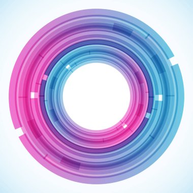 Dairelerden geometrik çerçeve, vektör soyut arkaplan, duvar kağıdı