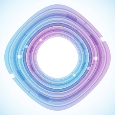 Dairelerden geometrik çerçeve, vektör soyut arkaplan, duvar kağıdı