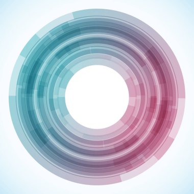 Dairelerden geometrik çerçeve, vektör soyut arkaplan, duvar kağıdı