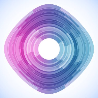 Dairelerden geometrik çerçeve, vektör soyut arkaplan, duvar kağıdı