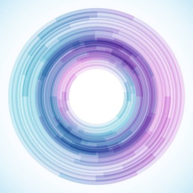 Dairelerden geometrik çerçeve, vektör soyut arkaplan, duvar kağıdı