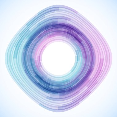 Dairelerden geometrik çerçeve, vektör soyut arkaplan, duvar kağıdı