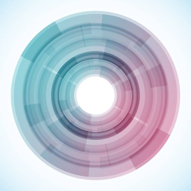 Dairelerden geometrik çerçeve, vektör soyut arkaplan, duvar kağıdı