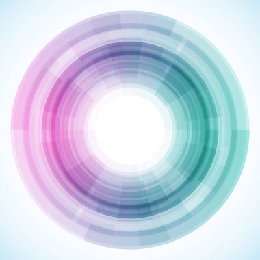 Dairelerden geometrik çerçeve, vektör soyut arkaplan, duvar kağıdı