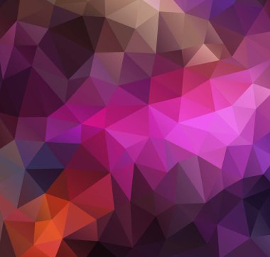 Çokgenlerden vektör arkaplanı, soyut arkaplan, duvar kağıdı