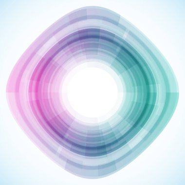 Dairelerden geometrik çerçeve, vektör soyut arkaplan, duvar kağıdı  