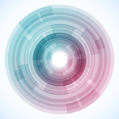 Dairelerden geometrik çerçeve, vektör soyut arkaplan, duvar kağıdı