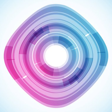 Dairelerden geometrik çerçeve, vektör soyut arkaplan, duvar kağıdı