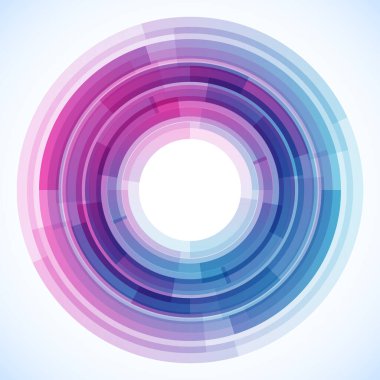 Dairelerden geometrik çerçeve, vektör soyut arkaplan, duvar kağıdı