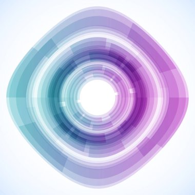 Dairelerden geometrik çerçeve, vektör soyut arkaplan, duvar kağıdı