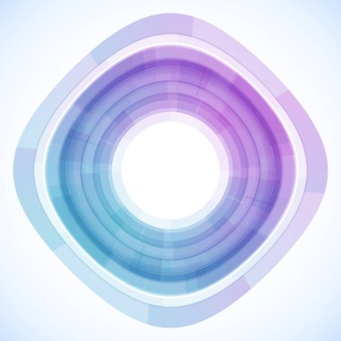 Dairelerden geometrik çerçeve, vektör soyut arkaplan, duvar kağıdı