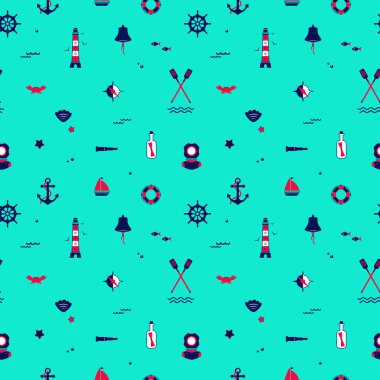 Yelken elementlerinin kusursuz dokusu. Desen, soyut arkaplan, duvar kağıdı. Denizcilik koleksiyonu, deniz seyahat simgeleri.
