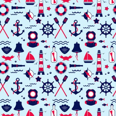 Yelken elementlerinin kusursuz dokusu. Desen, soyut arkaplan, duvar kağıdı. Denizcilik koleksiyonu, deniz seyahat simgeleri.