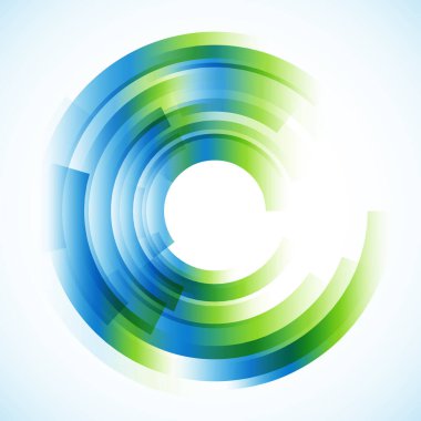 Dairelerden geometrik çerçeve, vektör soyut arkaplan, duvar kağıdı