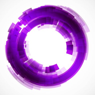 Dairelerden geometrik çerçeve, vektör soyut arkaplan, duvar kağıdı 