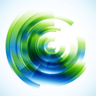 Dairelerden geometrik çerçeve, vektör soyut arkaplan, duvar kağıdı