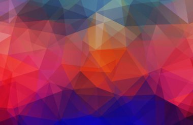 Çokgenlerden vektör arkaplanı, soyut arkaplan, duvar kağıdı 