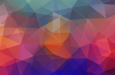 Çokgenlerden vektör arkaplanı, soyut arkaplan, duvar kağıdı 