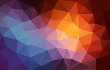 Çokgenlerden vektör arkaplanı, soyut arkaplan, duvar kağıdı