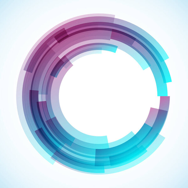 Геометрическая рамка из кругов, векторный абстрактный фон, обои 