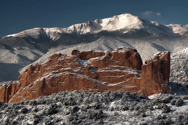 Pike 's Peak y El Gardern de los dioses —  Fotos de Stock