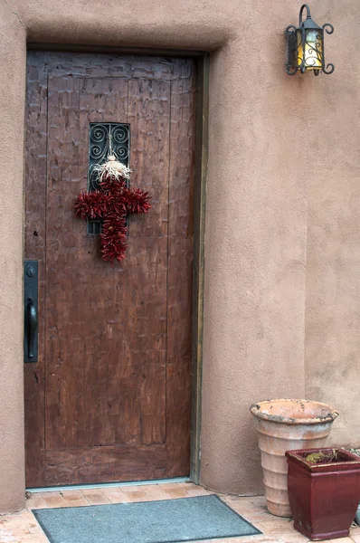 Entryway in Santa Fe — Stock Photo, Image