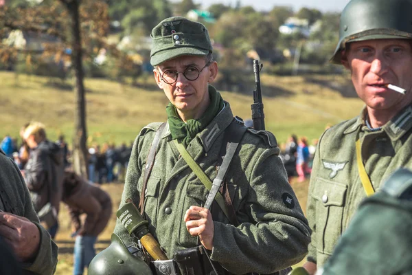 Historische re-enactment van de Tweede Wereldoorlog — Stockfoto