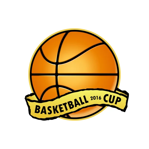 Logo para un equipo de baloncesto — Vector de stock